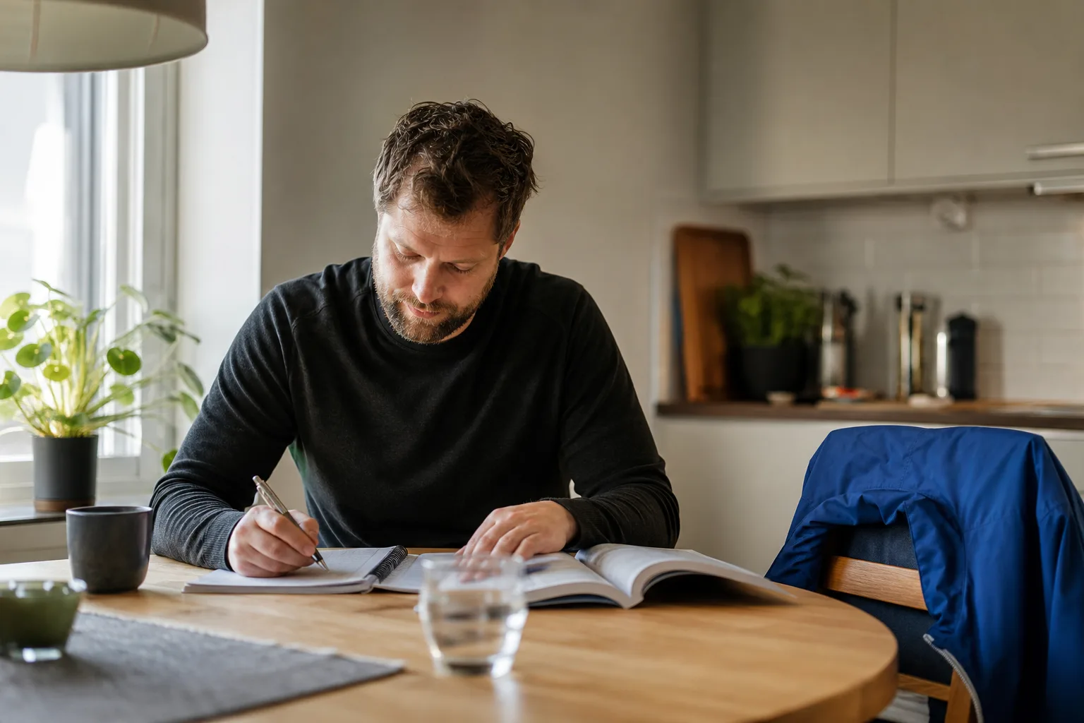 Datasal med rader av arbetsplatser inför ett skriftligt antagningsprov